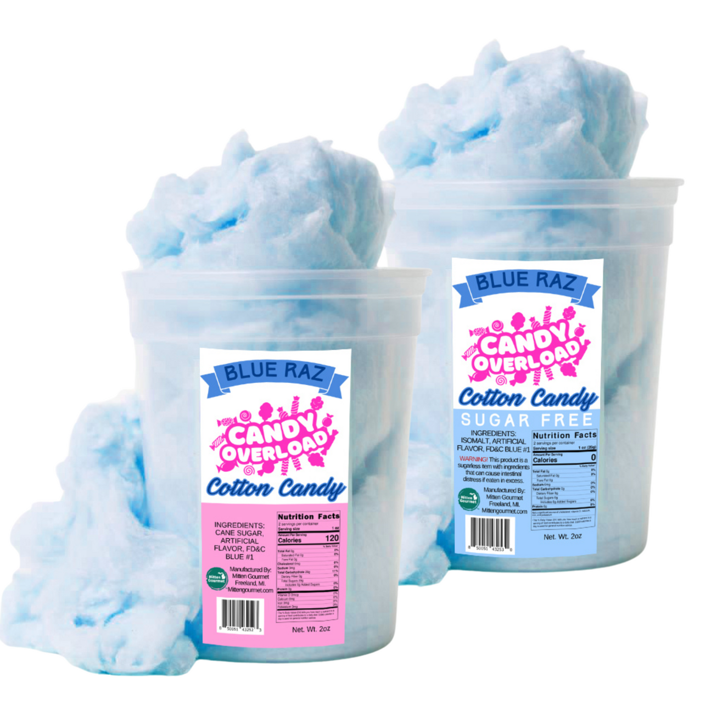 Blue Raz Cotton Candy