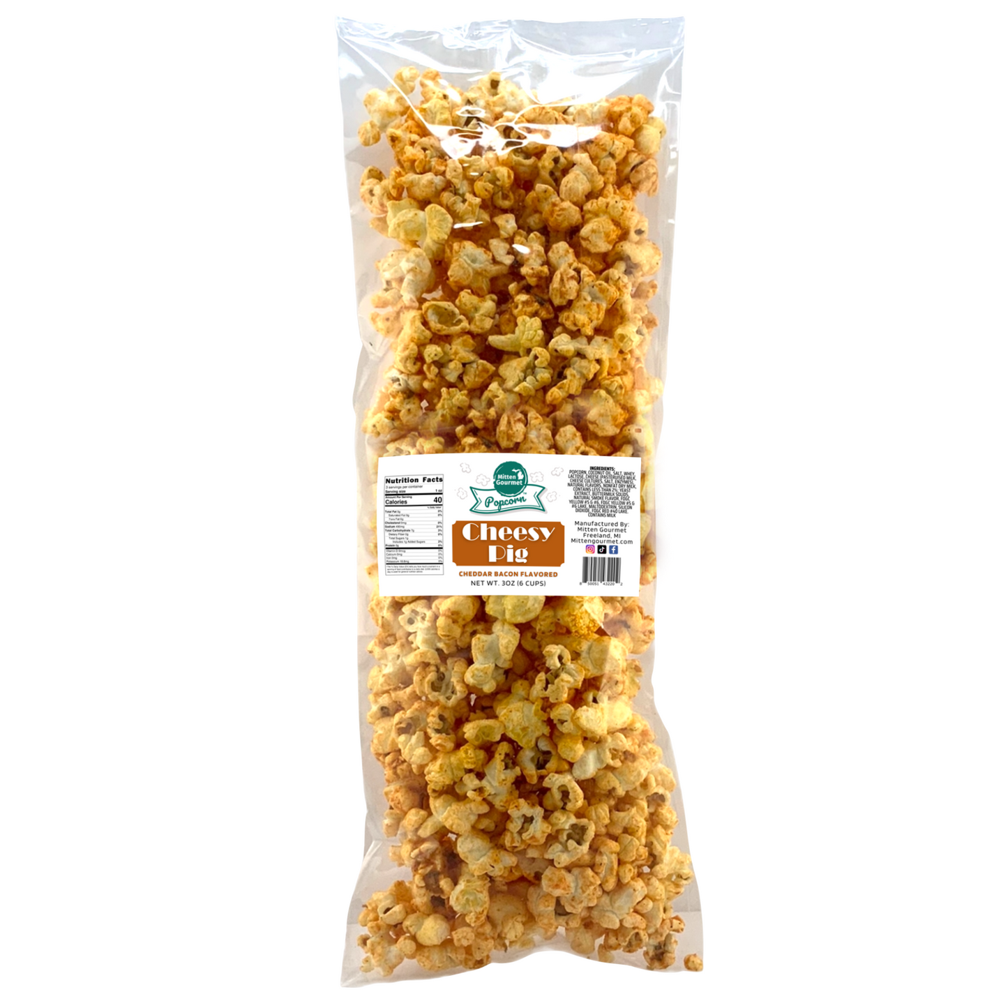 Cheesy Pig Popcorn