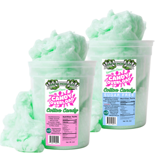 Green Monster Cotton Candy