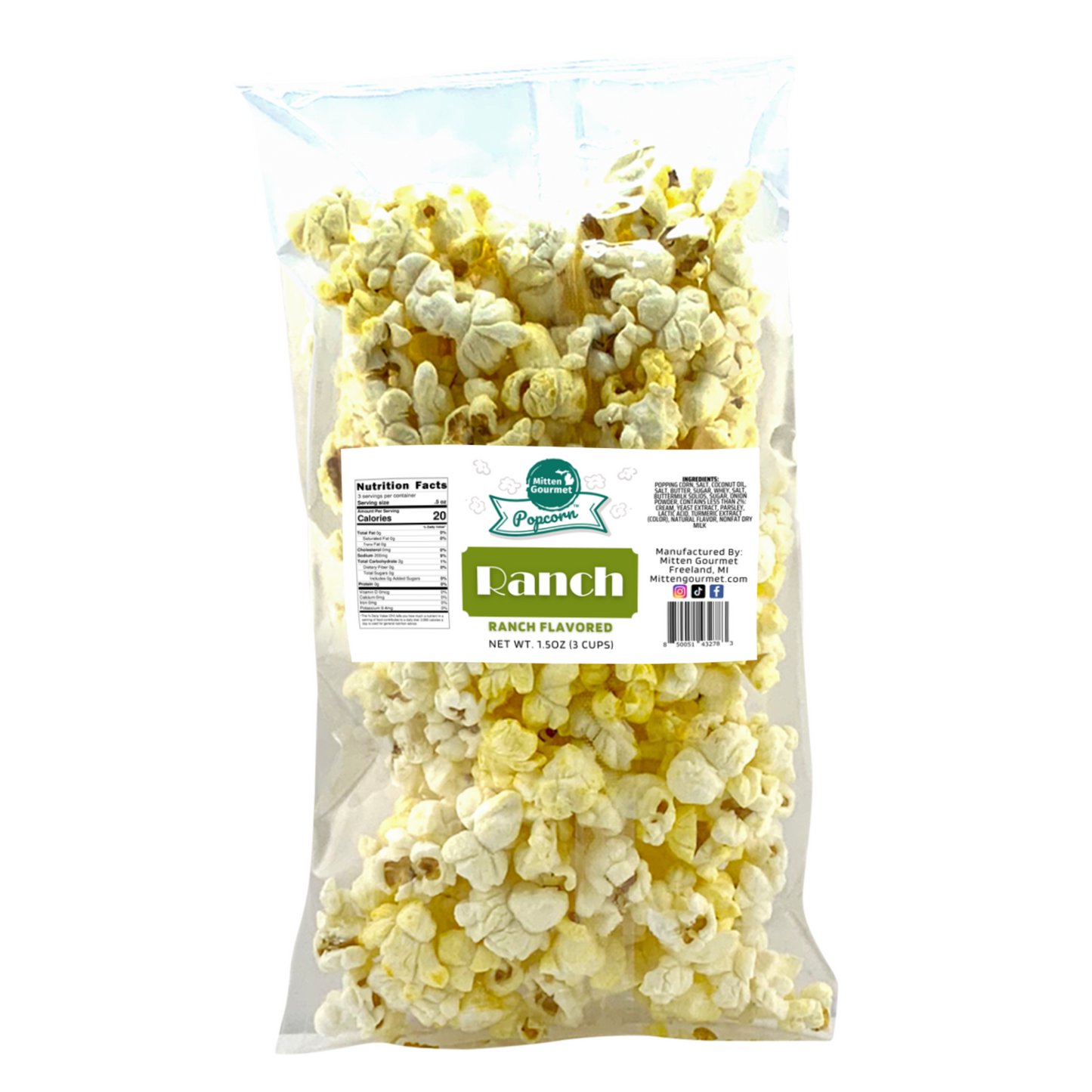 Ranch Popcorn